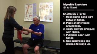 Myositis Exercises Sit to Stand V5 1 [upl. by Allevon]