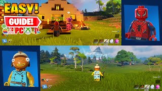 How To SPLIT SCREEN on Fortnite Lego Mode PSXboxPCSwitchMobile 2023 [upl. by Sidnak]