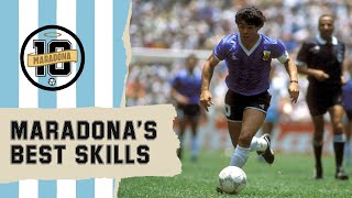 Diego Maradona’s Best Skills  FIFA World Cup [upl. by Karas]