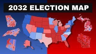 BLUE KANSAS  The Presidential Election Map of 2032 [upl. by Strohbehn]