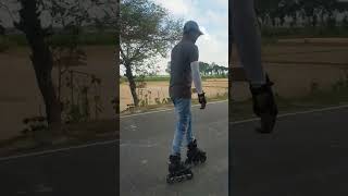 inline skating stunts trendingshorts skatingbalurghat viralshorts publicreaction trend 1mroy [upl. by Fraze815]