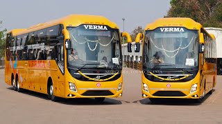 Factory Fresh  Verma Travels Bhopal  Volvo B8R 9600S AC Sleeper  At Volvo Factory viral bus [upl. by Nnave]