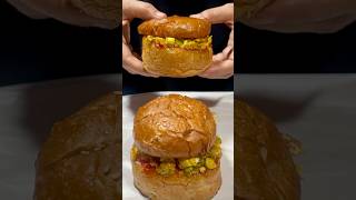 Egg Burger🍔 shorts food burger egg asmr asmrkitchenfood streetfood asmrsounds [upl. by Yslehc]