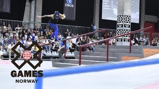 Leticia Bufoni wins Women’s Skateboard Street gold  X Games Norway 2018 [upl. by Bazluke154]