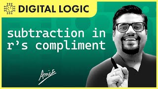 Subtraction using rs Complement Method  Number System  Digital Circuits GATE [upl. by Sparks]