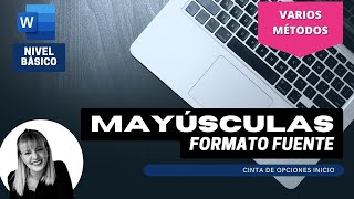 🔵 Cómo poner Mayúsculas Minúsculas y Versalitas en Word [upl. by Hallimaj]