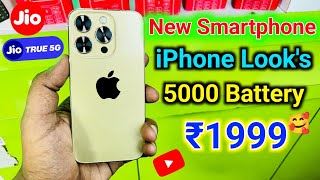 ₹1999 New Smartphone  iPhone Looks  5000 Mah Battery 🔋 Jio True quot5Gquot 2024 [upl. by Hareema532]