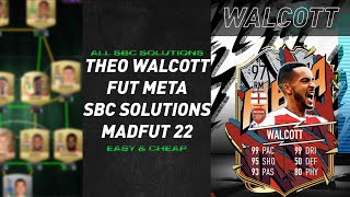 THEO WALCOTT  ALL 16 SBCS  FUT META SBC SOLUTIONS Easiest Way Possible  MadFUT 22 [upl. by Nailliw]