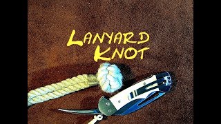 Lanyard Knot How to Tie a Multi Strand Lanyard Knot with Crown Knot Finish Decorative Lanyard Knot [upl. by Sarina]