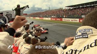 Your Favourite British Grand Prix  2008 Hamiltons Win In The Wet [upl. by Euqinoj]