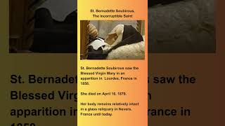 shorts How St Bernadette Soubirous Incorruptible Body Looks Like [upl. by Guinevere]