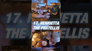 Henrietta  The Fratellis drums drumcover drummer indie indiemusic [upl. by Kohcztiy]