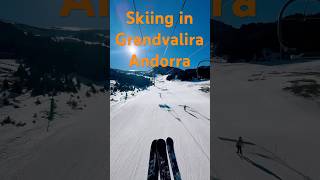 Grandvalira Andorra 😍 skiing grandvalira andorra ski skiing winter soldeu skisunday [upl. by Gav]