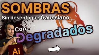 🌚¿Cómo hacer sombras con degradados en illustrator CC 2021🌚 [upl. by Liu]