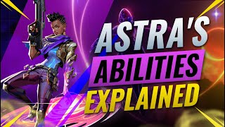 NEW AGENT ASTRA ALL ABILITIES REVEALED amp EXPLAINED  Valorant [upl. by Atinehc]