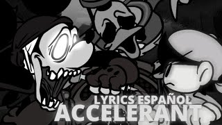 ACCELERANT LYRICS ESPAÑOL  Wednesday infidelity [upl. by Pavior]