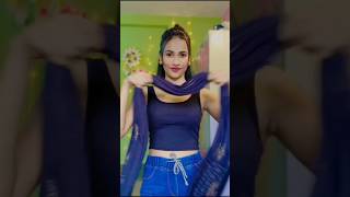 Puff Sleeves Top Hack 😱style dupatta shorts hack youtubeshorts [upl. by Basset]