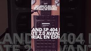 Roland SP404 MK2 tutorial avanzado update 20 sampler [upl. by Luoar]