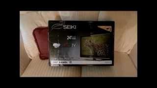 Seiki SE241TS 24quot 60Hz LED HDTV Unboxing and Review  CokedUpCanary [upl. by Madian]