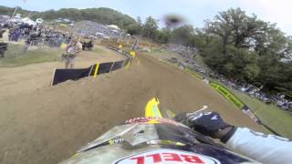 GoPro HD James Stewart Full Moto 2  Spring Creek Mx Lucas Oil Pro Motocross Championship 2013 [upl. by Frum]