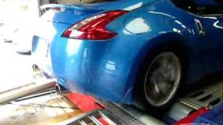 370Z w Stillen Exhaust amp Berk HFCs Dyno Results [upl. by Jamnes]