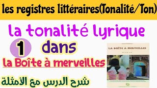 les registres littérairesla tonalité lyriquele registre lyriqueton lyriqueles tonalitéspartie1 [upl. by Ahsekal]