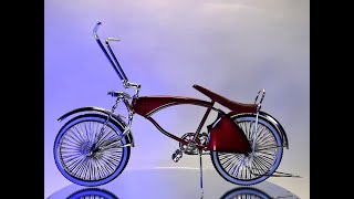 BUILT A 16 SCALE LOW RIDER BIKE MODEL KIT WITH A CANDY PAINT FINISH [upl. by Asenej]