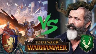 Bretonnia vs Wood Elves ORION amp KING LOUIS  Total War Warhammer Live BattleCast 156 [upl. by Inat]