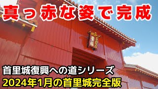 【首里城復興への道】2024年1月31日の首里城、沖縄旅行の超定番観光。首里城完全ガイドほぼ [upl. by Holbrooke]