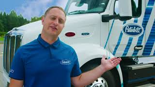 Peterbilt Model 579EV Electric Truck WalkAround [upl. by Ivz]