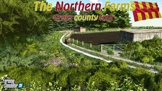 The Northern Farms  Cross county road tour  My British Map for Farming Simulator 22 [upl. by Octavian772]