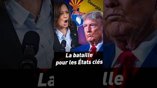 Débat HarrisTrump la bataille des Étatsclés [upl. by Nosduj]