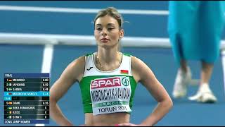 Nastassia Mironchyk Ivanova  Long Jump Women EIC Torun 2021 Athletics shorts 2023 [upl. by Kayla678]