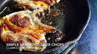 SIMPLE LAMB SHOULDER CHOPS [upl. by Acey]