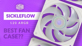 Cooler Master Sickleflow 120 ARGB Review  White RGB Fans [upl. by Dunc]