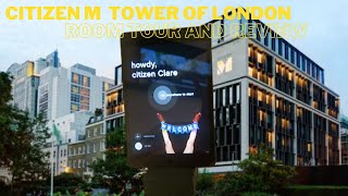 Citizen M Tower of London Room Tour and Review [upl. by Ahtamat]