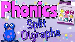 PHONICS SCREEN PRACTISE SPLIT DIGRAPHS  Miss Ellis splitdigraphs [upl. by Megargee245]