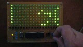 144 LED Display  Sine Wave Text Scroller [upl. by Bobbie]