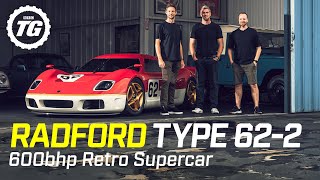 FIRST LOOK Radford Type 622 – Jenson Button’s 600bhp retro supercar  Top Gear [upl. by Jea279]