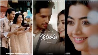 Jubin Nautiyal Rabba Janda Fullscreen Whatsapp Status  Mission Majnu Songs New Rabba Janda Status [upl. by Feliks]