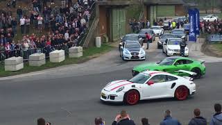 Porsche GT3RS DRAG RACE VS AMG GTR VS NOVITEC NLARGO VS NISSAN GTR VS AUDI RS6  SPRING EVENT [upl. by Yerfoeg260]