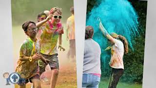 Hazlemere Church of England Combined School amp Nursery Colour RuN September 2024 [upl. by Llehcor]