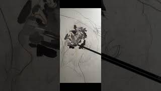 Don’t lose the drawing portraitpainting grisaille beauty arttutorial realtime drawing [upl. by Nnaitsirk]