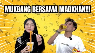 MUKBANG MAKANAN IKUT WARNA BERSAMA MAD  MAD KHAN MARAH MIMI [upl. by Ahsiakal517]