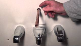 How to remove and replace a tub spout Different Types Plumbing Tips [upl. by Euqnom]