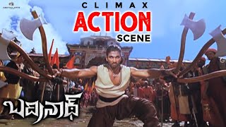 Badrinath Movie Climax Action Scene  Allu Arjun Tamannaah  VV Vinayak  Geetha Arts [upl. by Mendez]