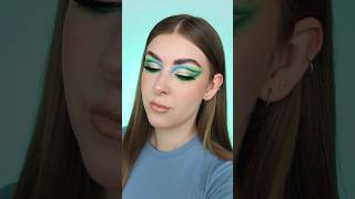 Blue amp Green Eyeshadow Tutorial [upl. by Hanford]