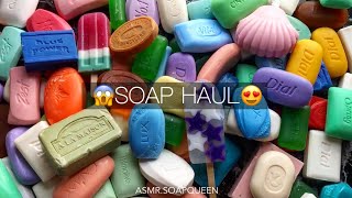 ASMR SOAP HAUL 100 Different SOAPS [upl. by Eachelle225]