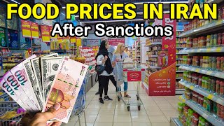 Food Prices In IRAN After SANCTIONS 2023 🇮🇷 Unbelievable Prices ایران [upl. by Hsilgne]