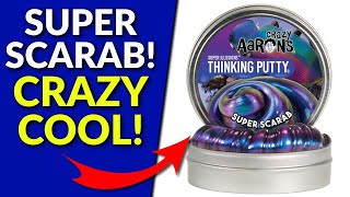 Crazy Aarons Thinking Putty Super Scarab [upl. by Ymmac]